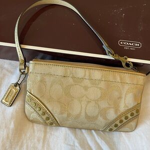 Coach Gold Women's Wristlet